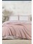 Liya Nevresimli Pike Takımı Çift Kişilik Pamuklu 5 Parça (200X220 Cm) Pudra 1