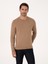 Erkek Camel Slim Fit Basic Kazak 50318854-VR015 1