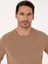 Erkek Camel Slim Fit Basic Kazak 50318854-VR015 2