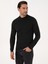 Erkek Siyah Slim Fit Basic Kazak 50318891-VR046 3