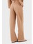 Via Dante Relaxed Fit Normal Gel Geniş Paça Süet Pantolon Bayan Pantolon 68672644SUEDE 3