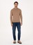 Erkek Camel Slim Fit Basic Kazak 50318891-VR015 4