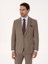 Erkek Camel Slim Fit Yün Karışımlı Mikro Desenli Klasik Ceket 50310061-VR015 3