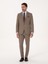 Erkek Camel Slim Fit Yün Karışımlı Mikro Desenli Klasik Ceket 50310061-VR015 4