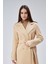 Kadın Kol Düğme Detaylı Regular Astarlı Kaban 11