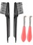 4pcs Saç Fırçası Temizleme Aracı Tombul Temizleme Saç Fırçası Saç Fırçası Temizleyici Tırmık Kir Ev ve Salon Kullanımını Çıkarmak Için (Yurt Dışından) 2