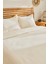 Arven Çift Kişilik Yatak Örtüsü Takımı Krem 9