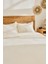 Arven Çift Kişilik Yatak Örtüsü Takımı Krem 10