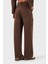 Via Dante Relaxed Fit Normal Gel Geniş Paça Süet Pantolon Bayan Pantolon 68672644SUEDE 3