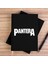 Pantera Logo Siyah Kanvas Defter Çizgisiz 1