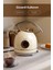 FR-KT06 Magnoli 1,8l Isı Göstergeli Retro Krem Kettle Kablosuz Su Isıtıcısı 5