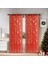 2 Adet Noel Şeffaf Perdeleri, Kar Tanesi ile Oturma Odası Için Pencere Perdeleri 52 &quot;w x 94.9&quot; L (Yurt Dışından) 2