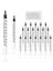 20 Paket Sıvı Için 1ml Şırınga Bilimsel Laboratuvarlar Için 1cc Plastik Küçük Şırıngalar Sıvıları Ölçen Besleme Evcil Hayvanları (Yurt Dışından) 2