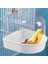 Parrot Asma Küvet Kurulumu Kolay Canary Kafes Aksesuarları Pet Kuş Banyo Kutusu Parrot Su Duş Kasesi Kuş Kafesi C (Yurt Dışından) 3