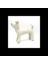 2pcs Deri Köpek Mankenleri Ayakta Duran Köpek Modelleri Oyuncaklar Evcil Hayvan Dükkanı Ekran Manken - Beyaz S &amp L (Yurt Dışından) 3