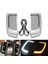 Motosiklet LED Fairing Grille Dönüş Sinyal Işıkları Harley Touring Sokak Electra Glide Tri Glide Flhtk Flhtcu Flhtkse (Yurt Dışından) 3