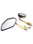 2 Adet / Takım Evrensel Motosiklet Dikiz Aynaları Motosiklet 360 Derece Rotasyon Motosiklet Motosiklet Scooter Yan Aynalar 8 / 10MM Siyah + Altın (Yurt Dışından) 3