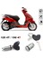 Piaggio Fly 125 150 4t Motosiklet Aksesuarları Için 2 Anahtarlı Motosiklet Kontak Kilidi Silindir Seti 573512 (Yurt Dışından) 3