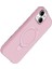 Apple iPhone 15 Plus Regal Magsafe Standlı Kapak - Açık Pembe 3