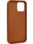 iPhone 12 Pro Max Kılıf Asya Deri Silikon - Kahverengi 4