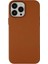 iPhone 13 Pro Kılıf Asya Deri Silikon - Kahverengi 1