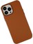 iPhone 13 Pro Kılıf Asya Deri Silikon - Kahverengi 3