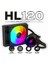 HL120 Frostbite 120MM Argb Am5 ve LGA1700 Uyumlu Siyah Sıvı Soğutucu 1