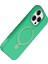 Apple iPhone 14 Pro Max Regal Magsafe Standlı Kapak - Yeşil 3