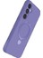 Samsung Galaxy A15 4g Regal Magsafe Standlı Kapak - Lila 3