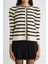 Basic Düğmeli Çizgili Uzun Kollu Ince Triko 3