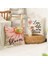 Bahar Yastığı Kapakları 18X18 Set 4 Bahar Süslemeleri Çiçek Çiftlik Evi Yastık Atma Kapakları Ev Kanepe Dekor A (Yurt Dışından) 2