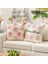 Bahar Yastığı Kapakları 18X18 Set 4 Bahar Süslemeleri Çiçek Çiftlik Evi Yastık Atma Kapakları Ev Kanepe Dekor A (Yurt Dışından) 4