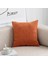 Yanmış Turuncu Yastık 18X18 Inç 4 Modern Çiftlik Evi Rustik Dekoratif Atış Yastık Kapağı Kare Yastık Kılıfı (Yurt Dışından) 5