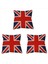 3x Ingiliz Vintage Style Union Jack Flag Atma Yastık Kılıfı Yastık Kılıfı (Yurt Dışından) 1