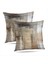 Kahverengi Sanat Boyama Estetik Modern Squarecorativepillow Kanepe Kanepesi Için Yumuşak Atış Yastıklarını Kapsar 2 Set (Yurt Dışından) 1