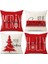 18X18 Inç Çiftlik Keten Yastık Kaplar Dekorasyon Kanepesi Için Kare Noel Yastık Kılıfı (Yurt Dışından) 1