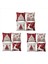 Noel Yastığı 18X18 Set 12 Çiftlik Evi Için Noel Dekoru Noel Dekorasyonları Ev Için Yastık Kılıfı Atıyor (Yurt Dışından) 1