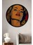 Çerçeve Görünümlü Pop Art Marilyn Monroe Dekoratif Ahşap Mdf Ev Duvar Tablo Yuvarlak Ev Duvar Tablo 1
