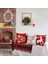 Noel Yastığı Kapakları 18X18 Set 12 Noel Süslemeleri Çiftlik Evi Yastık Kaskası Yastık Kılıfı Ev Dekor (Yurt Dışından) 3