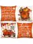Sonbahar Yastığı Kapakları 18X18 Set 4 Dış Mekan Atma Yastığı Çiftlik Evi Şükran Günü Dekorasyonları Ev Dekoru (Yurt Dışından) 1
