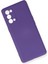 Oppo Reno 5 Pro Kılıf Nano Içi Kadife Silikon - Mor 3