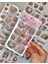 Pink Tenderness Çiçek 6 Yaprak Sticker Set/etiket/çıkartma/bullet Journal 1
