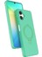 Samsung Galaxy A06 Regal Magsafe Standlı Kapak - Yeşil 1