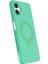 Samsung Galaxy A06 Regal Magsafe Standlı Kapak - Yeşil 2