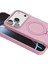 Apple iPhone 17 Pro Regal Magsafe Standlı Kapak - Açık Pembe 5