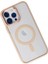 iPhone 14 Pro Kılıf Room Magneticsafe Silikon - Pudra 3