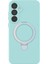 Samsung Galaxy A35 5g Regal Magsafe Standlı Kapak - Su Yeşili 3