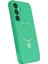 Samsung Galaxy A16 5g Regal Magsafe Standlı Kapak - Yeşil 2