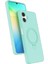 Samsung Galaxy A06 Regal Magsafe Standlı Kapak - Su Yeşili 1