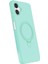Samsung Galaxy A06 Regal Magsafe Standlı Kapak - Su Yeşili 2